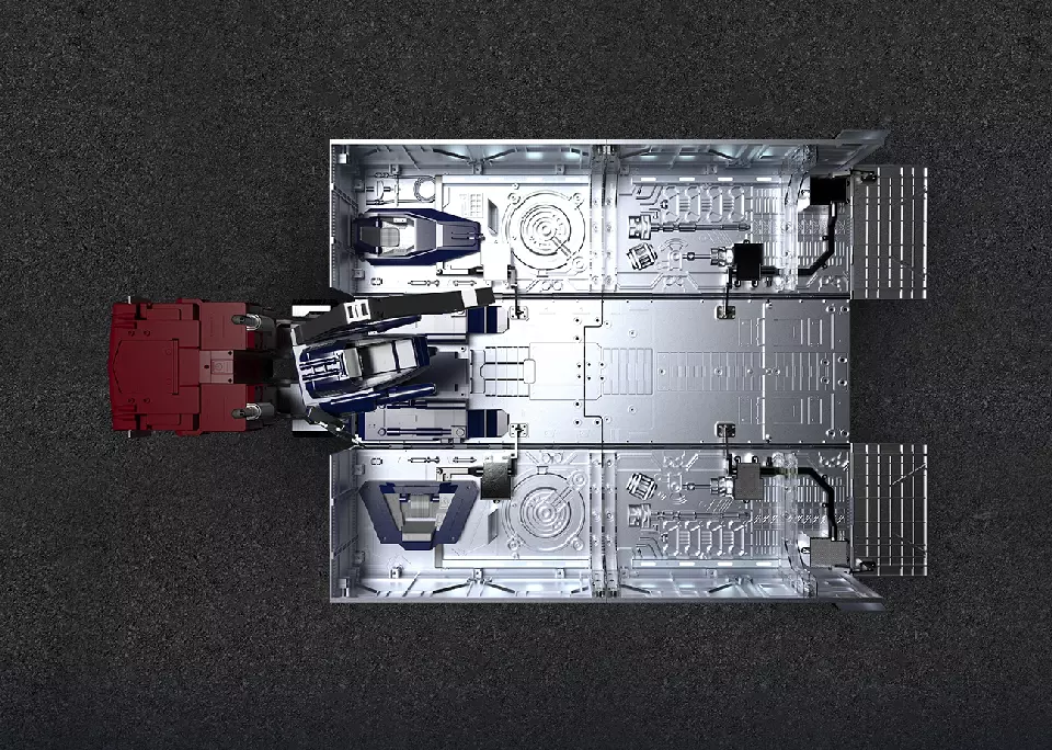 Robosen Flagship Optimus Prime Trailer Kit